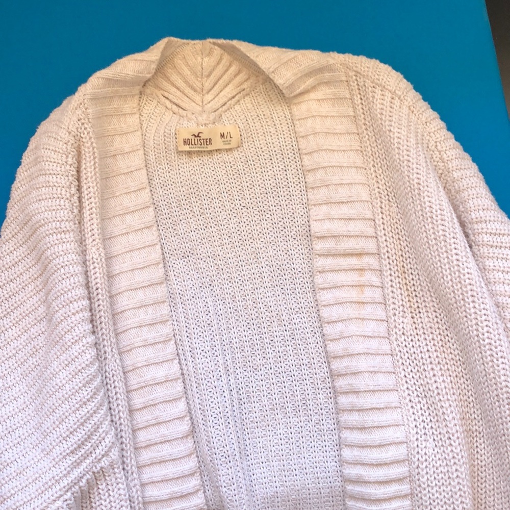 cream sweater